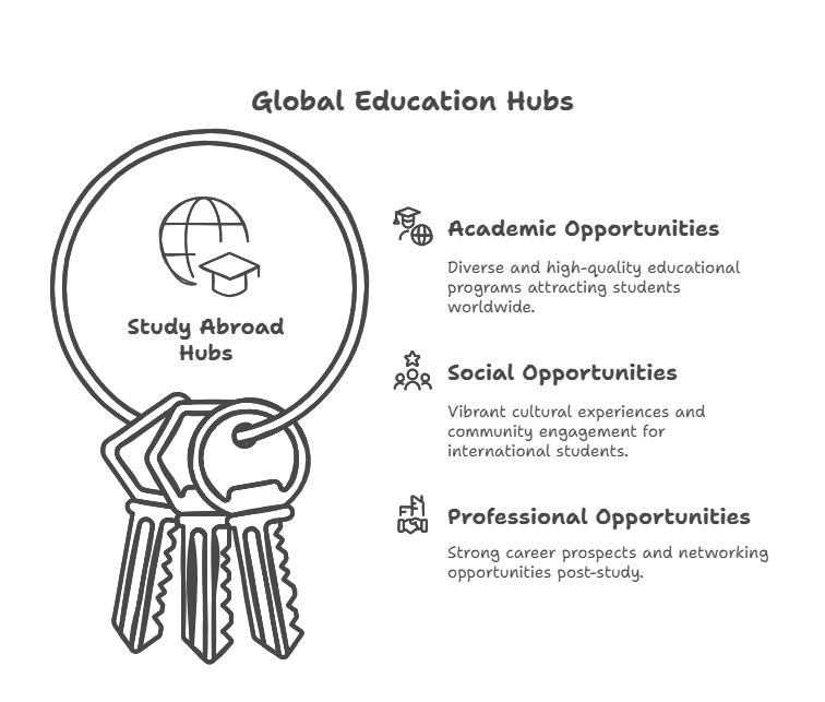 Countries Becoming Study Abroad Hub Spot in 2025.