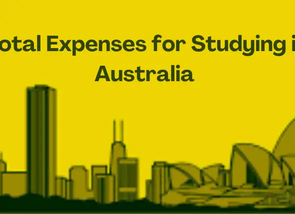 Total expenses for studying in Australia.